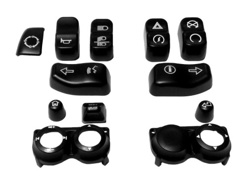 HardDrive - HardDrive Switch Cap Kit - Black/White - 370342