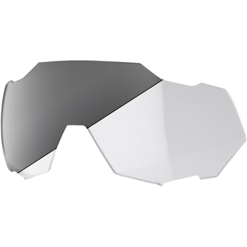 100% - 100% Replacement Lens for Speedtrap Sunglasses - 62023-802-01 - Clear Smoke
