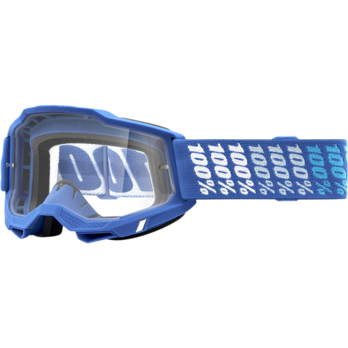 100% - 100% Accuri 2 Yarger Goggles - 50221-101-24 - Yarger/Light Blue/White / Clear Lens - OSFM