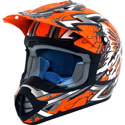 AFX - AFX FX-17 Butterfly Helmet - 0110-7111 - Matte Orange - X-Small