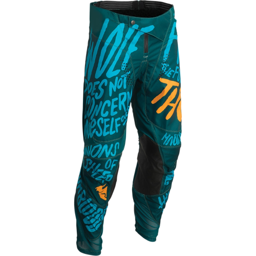 Thor - Thor Pulse Counting Sheep Youth Pants - 2903-2083 - Teal/Tangerine - 26