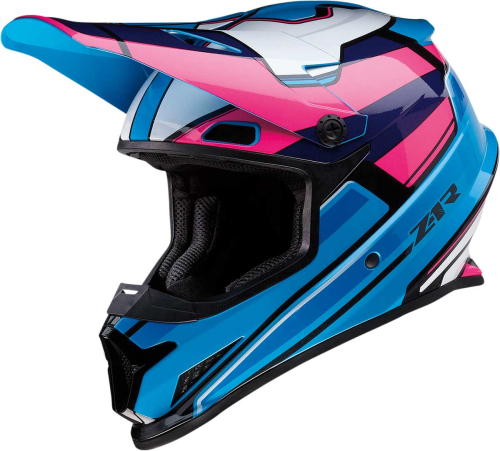 Z1R - Z1R Rise MC Helmet - 0110-7184 - Pink/Blue - X-Small