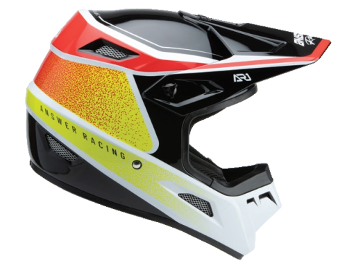 Answer - Answer A22 AR1 Vivid Helmet - 446271 - Answer Red/Hyper Acid - X-Small