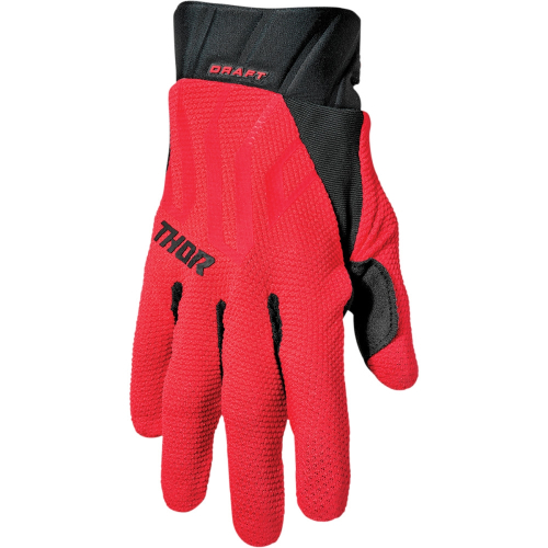 Thor - Thor Draft Gloves - 3330-6788 - Red/Black - X-Small