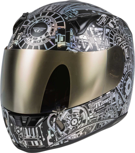 Fly Racing - Fly Racing Revolt FS Matrix Helmet - 73-8381S - Iridescent - Small