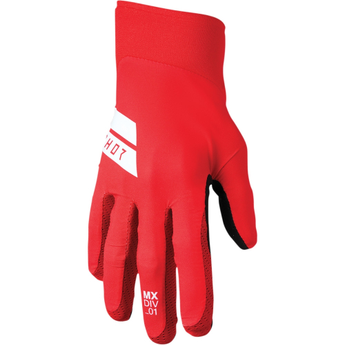 Thor - Thor Agile Hero Gloves - 3330-6690 - Red/White - X-Large