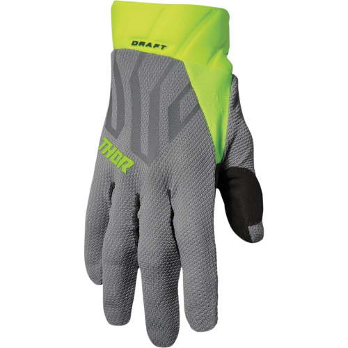 Thor - Thor Draft Gloves - 3330-6813 - Gray/Acid - Small