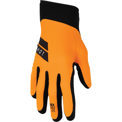 Thor - Thor Agile Hero Gloves - 3330-6700 - Orange/Black - Medium