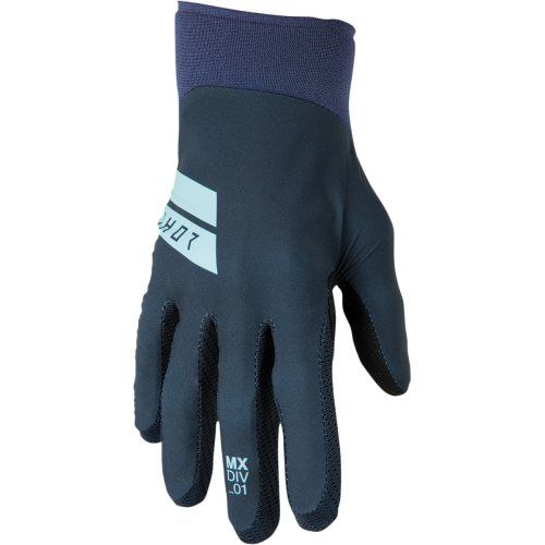 Thor - Thor Agile Hero Gloves - 3330-6697 - Midnight/Mint - 2XL