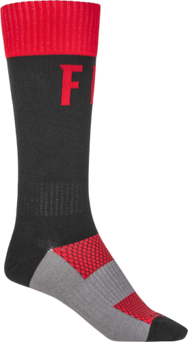 Fly Racing - Fly Racing Mx Pro Socks - 350-0532L - Red/Black - Large
