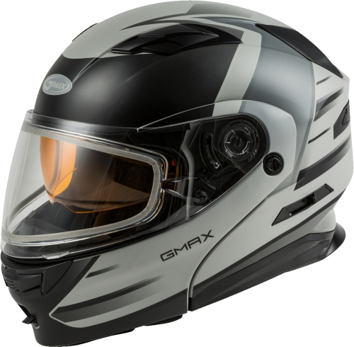 G-Max - G-Max MD-01S Descendant Helmet - M2013889 - Matte Gray/Silver - 3XL