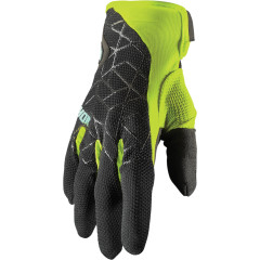 Thor - Thor Draft Gloves - 3330-6509 - Black/Acid - 2XL