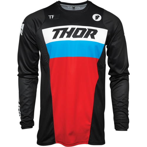 Thor - Thor Pulse Racer Jersey - 2910-6175 - Black/Red/Blue - Large