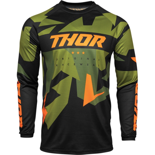 Thor - Thor Sector Warship Jersey - 2910-6160 - Green/Orange - 4XL