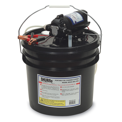 Shurflo by Pentair - Shurflo by Pentair Oil Change Pump w/3.5 Gallon Bucket - 12 VDC, 1.5 GPM