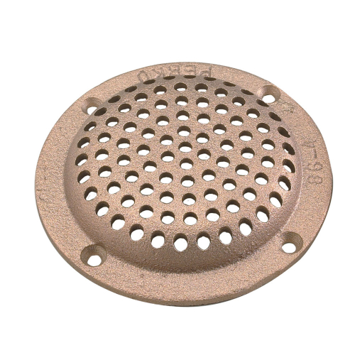 Perko - Perko 4" Round Bronze Strainer MADE IN THE USA