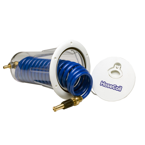 HoseCoil - HoseCoil Flush Mount Enclosure w/Nozzle