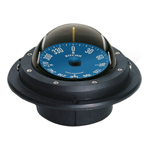 Ritchie - Ritchie RU-90 Voyager Compass - Flush Mount - Black