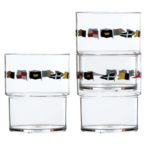 Marine Business - Marine Business Stackable Glass Set - REGATA - Set of 12