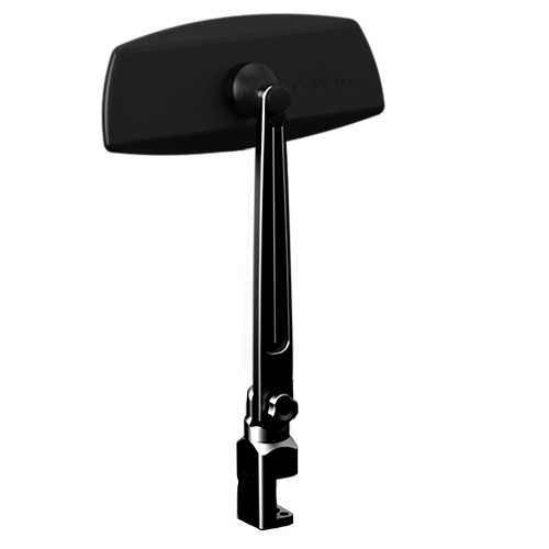 PTM Edge - PTM Edge Pontoon Mirror/Bracket Kit w/VR-100 Pro &amp; PCX-200 (Black)