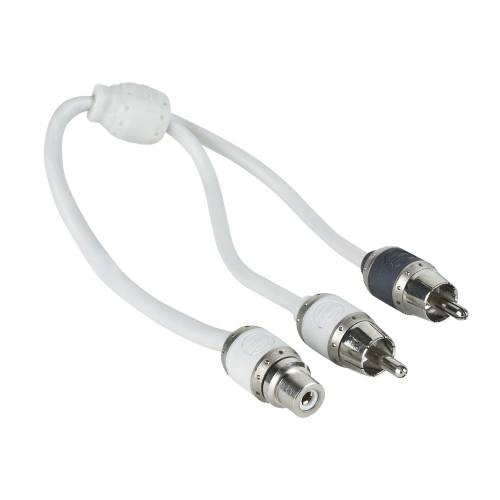 T-Spec - T-Spec V10 Series RCA Audio Y Cable - 2 Channel - 1 Female to 2 Males