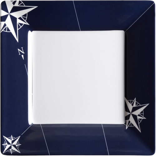 Marine Business - Marine Business Melamine Square Dessert Plate - NORTHWIND - 8.2" Set of 6