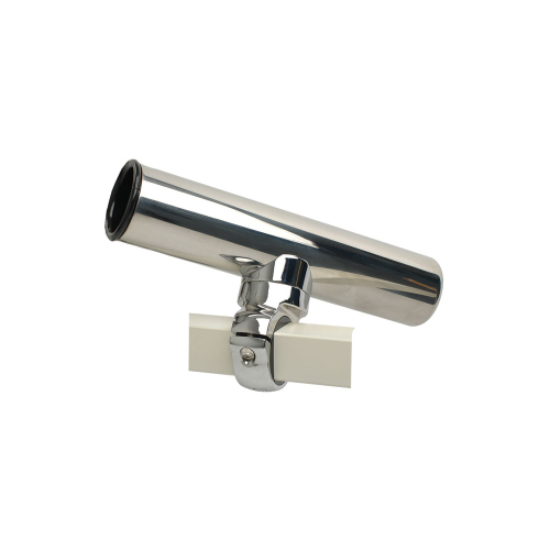 C.E. Smith - C.E. Smith Pontoon Square Rail Adjustable Clamp-On Rod Holder