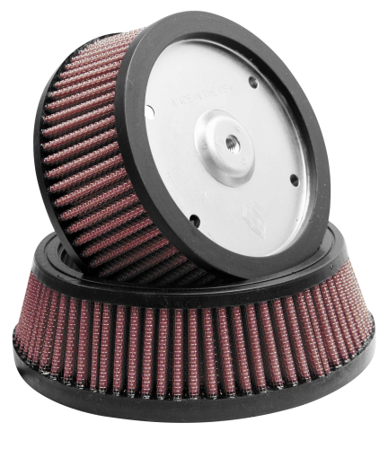 Arlen Ness - Arlen Ness Billet Sucker Stage II Air Filter Kit with Steel Cover - Smooth Chrome - Stainless Filter - 50-354
