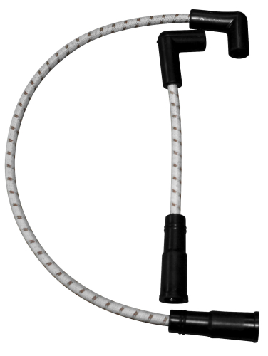 Sumax - Sumax Braided Cloth Plug Wire - Gray/Brown - C77101