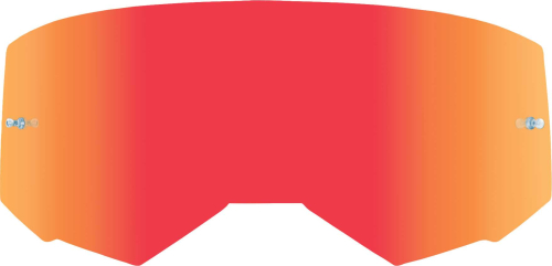 Fly Racing - Fly Racing Single Lens with Post for Zone Pro/Zone/Focus Goggles - Red Mirror/Clear - FLA-039