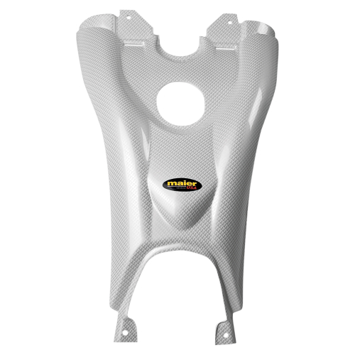 Maier Mfg - Maier Mfg Tank Cover - White Carbon Fiber - 19003-31