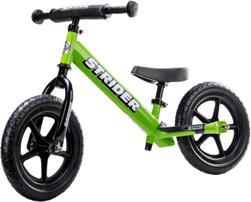 Strider - Strider Balance 12 Sport Bike with Strider Logo - Green - ST-S4GN