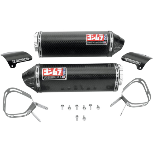 Yoshimura - Yoshimura TRC Street Series Dual Bolt-Ons - Carbon Fiber Mufflers - 1416472