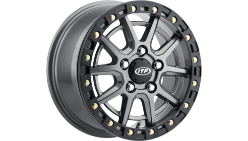 ITP - ITP SD10 Beadlock Wheel - 15X7 - 6+1 Offset - 5/4.5 - Gray/Black - 1522850708B