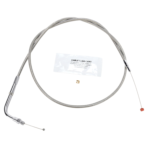 Barnett - Barnett Stainless Clear-Coated Throttle Cable (+6in.) - 102-30-30014-06