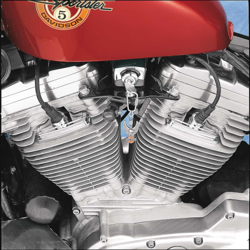 Drag Specialties - Drag Specialties Chrome Headbolt/Spark Plug Covers - 35-0102-BC251