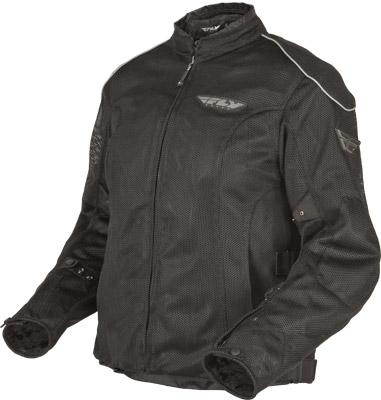Fly Racing - Fly Racing Ladies CoolPro Mesh Jacket - 477-8010-1 - Black - 5/6