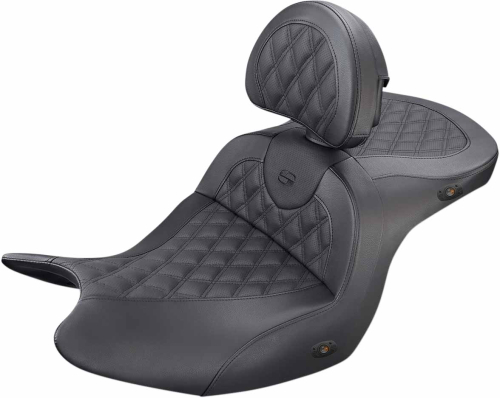Saddlemen - Saddlemen Road Sofa LS Seat with Backrest - Heated - H18-07-182BRHCT