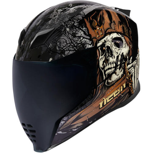 Icon - Icon Airflite Uncle Dave Helmet - 0101-12673 - Black - Medium