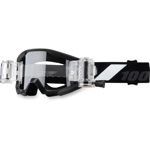 100% - 100% Strata SVS Goliath Youth Goggles - 5052016602 - Goliath Black/White / Clear Lens - OSFM
