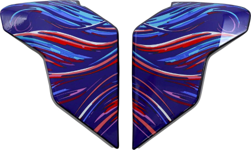 Icon - Icon Side Plates for Airflite Helmets - Betta Blue - 0133-1381