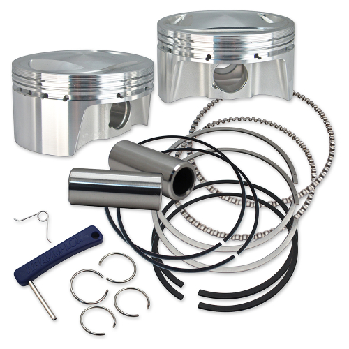 S&S Cycle - S&S Cycle High Compression Piston Kit - 3.397in. Bore - 920-0101