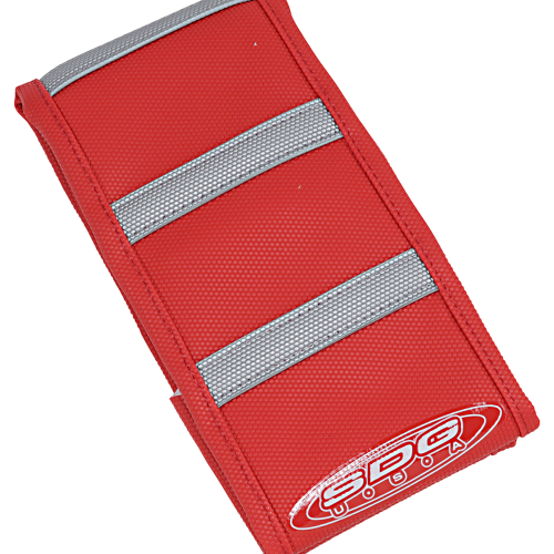 SDG - SDG 6-Rib Gripper Seat Cover - Red Cover/Red Sides with Gray Ribs - 95943XRR