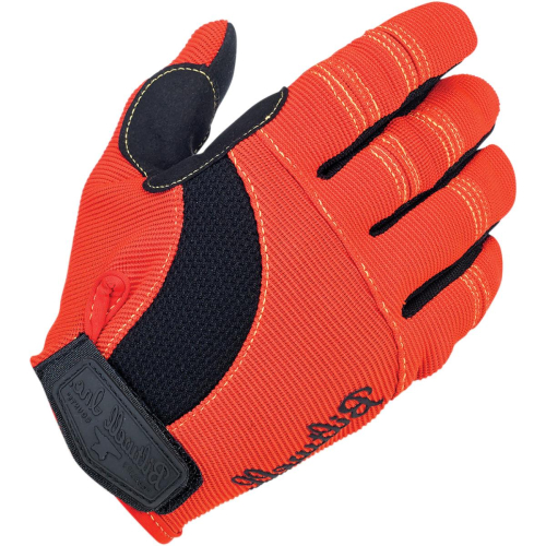 Biltwell Inc. - Biltwell Inc. Moto Gloves - 1501-0607-001 - Orange/Black/Yellow - X-Small