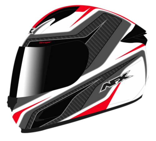 AFX - AFX FX-24 Stinger Helmet - 01018678 - Red Talon Stinger - X-Small