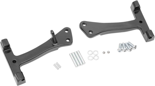Drag Specialties - Drag Specialties Passenger Floorboard Mount Kit - Black - 1621-0727