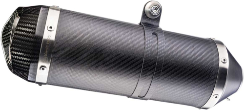 Leo Vince - Leo Vince LV One Evo Slip-On - Carbon Fiber Muffler - 21/4in. x 103/5in. - 9773U