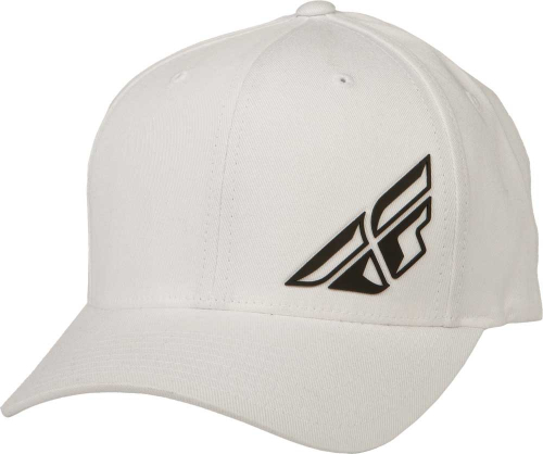 Fly Racing - Fly Racing F-Wing Hat - 351-0394S - White - Sm-Md