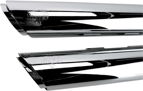 Vance & Hines - Vance & Hines Twin Slash 3in. Slip-On Mufflers - Chrome - 16843
