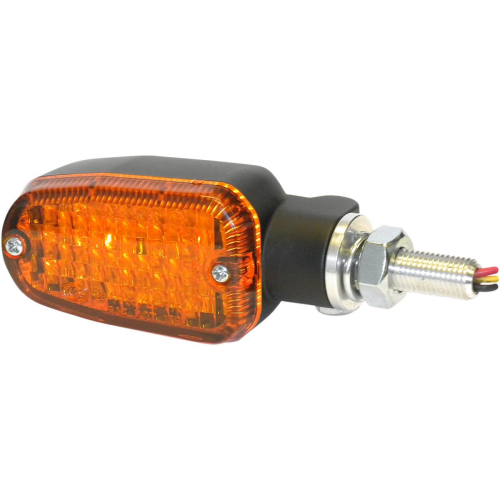 K&S Technologies - K&S Technologies DOT LED Marker Lights - 3 wires - Black/Amber - 26-7701BK